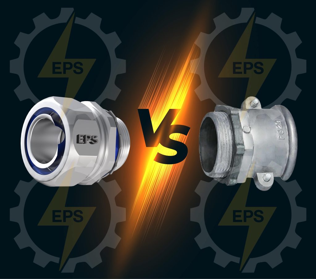 تفاوت کانکتور آب بندی با گلند فلکسیبل تفاوت کانکتور آب بندی با گلند فلکسیبل